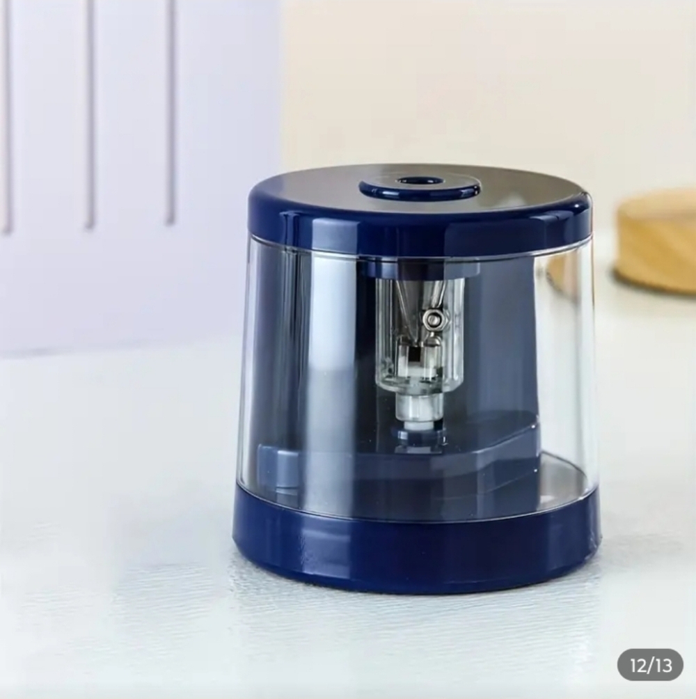 Professional Blue Electric Pencil Sharpener